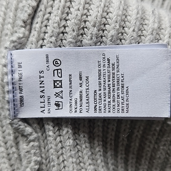 All Saints QUINTA Jumper/Knitted Sweater - Picture 6 of 6